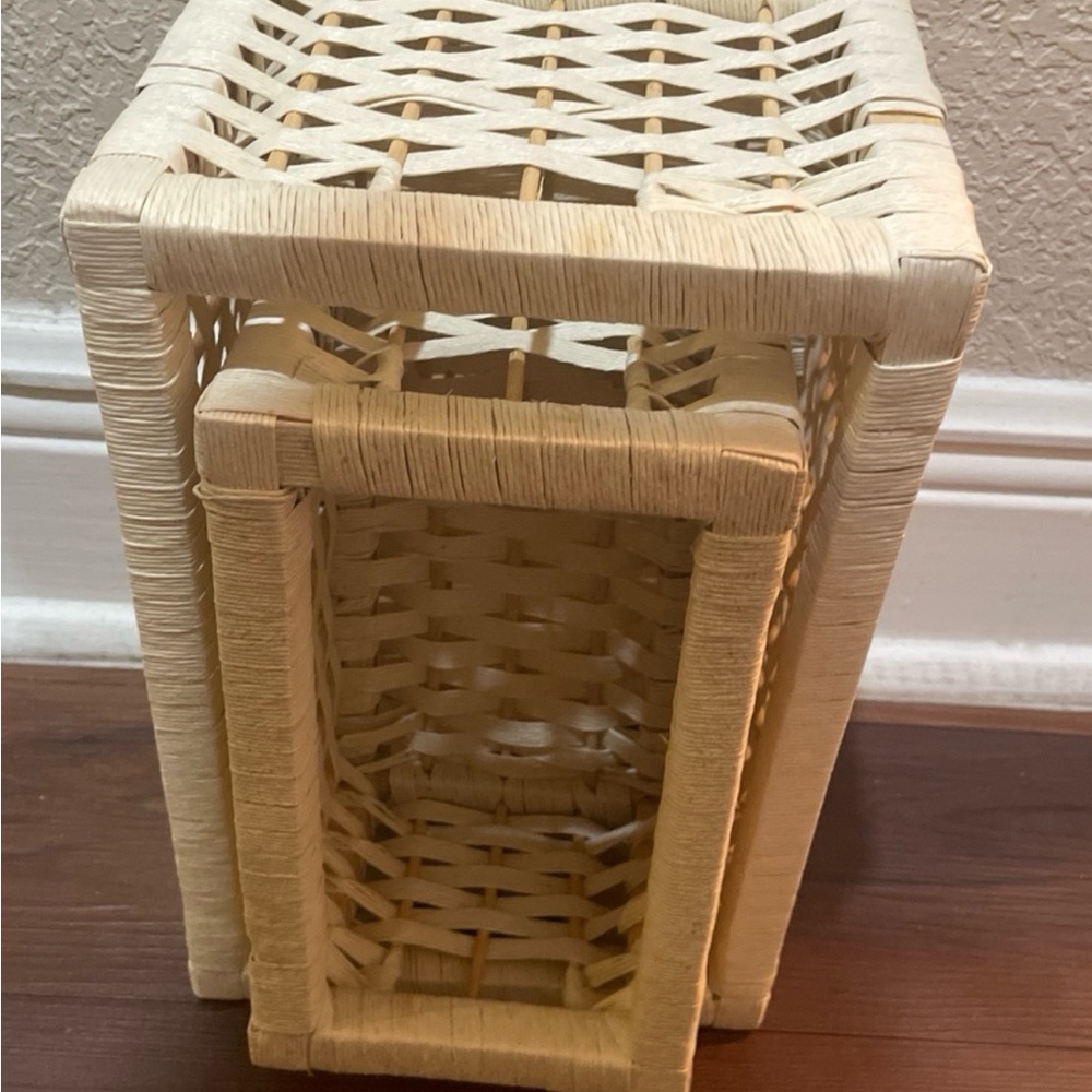 Pier One imports nesting baskets
Set of 2 - cream